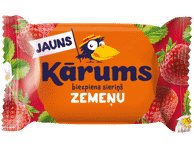 Glaistytas sūrelis KARUMS, braškių skonio, 23,2 % rieb., 45 g