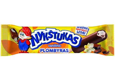 Glaistytas vanilinis plombyras NYKŠTUKAS, 58 g