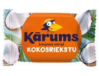 Glaistytas varškės sūrelis KARUMS su kokosais, 22,5 % rieb., 45 g