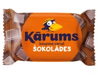 Glaistytas varškės sūrelis KARUMS su šokoladu, 23,5 %, 45 g