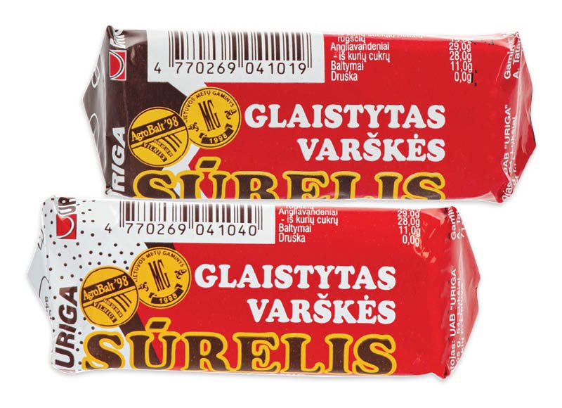 Glaistytas varškės sūrelis URIGA, 50 g