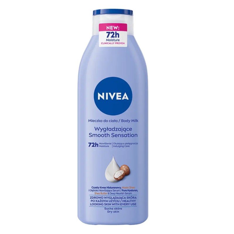 Glotninamasis kūno pienelis Nivea Smooth Sensation, 250 ml