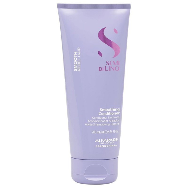 Glotninamasis plaukų kondicionierius Alfaparf Semi Di Lino Smooth, 200 ml