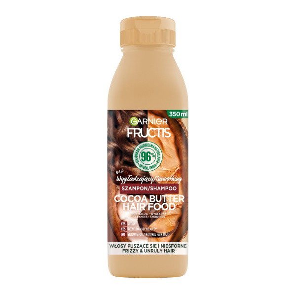 Glotninamasis šampūnas Garnier Fructis Cocoa Butter Hair Food, 350 ml
