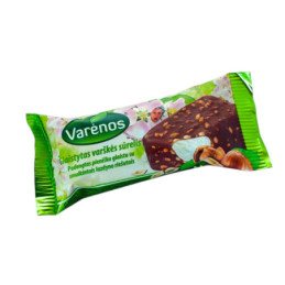 Gl.varškės sūrelis VARĖNA su smulk.lazdyno riešut.,24%r., 40 g