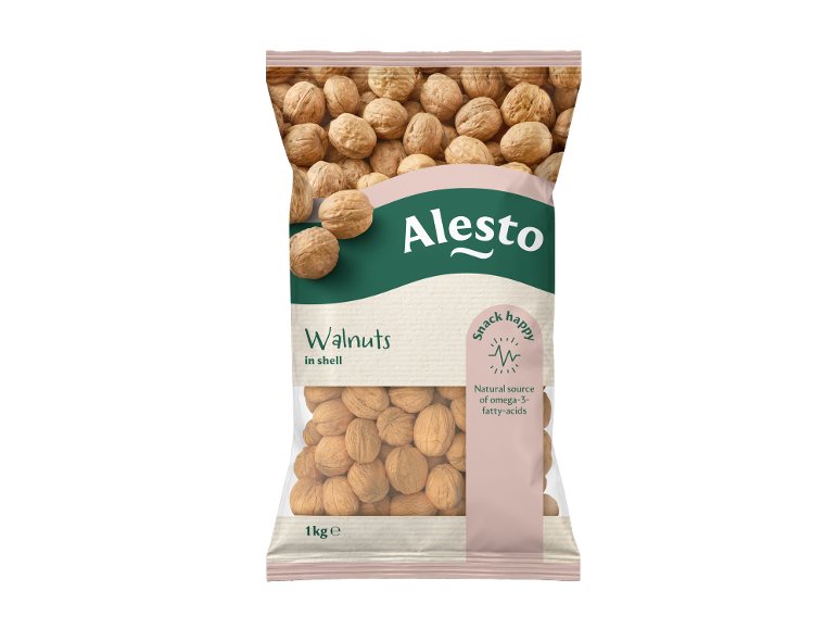 Graikiniai riešutai su kevalu, 1 kg