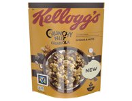 Granola KELLOGG'S su šokoladu ir riešutais, 380 g