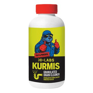 Granuliuotas kanalizacijos vamzdžių valiklis HI-LABS KURMIS, 500 g