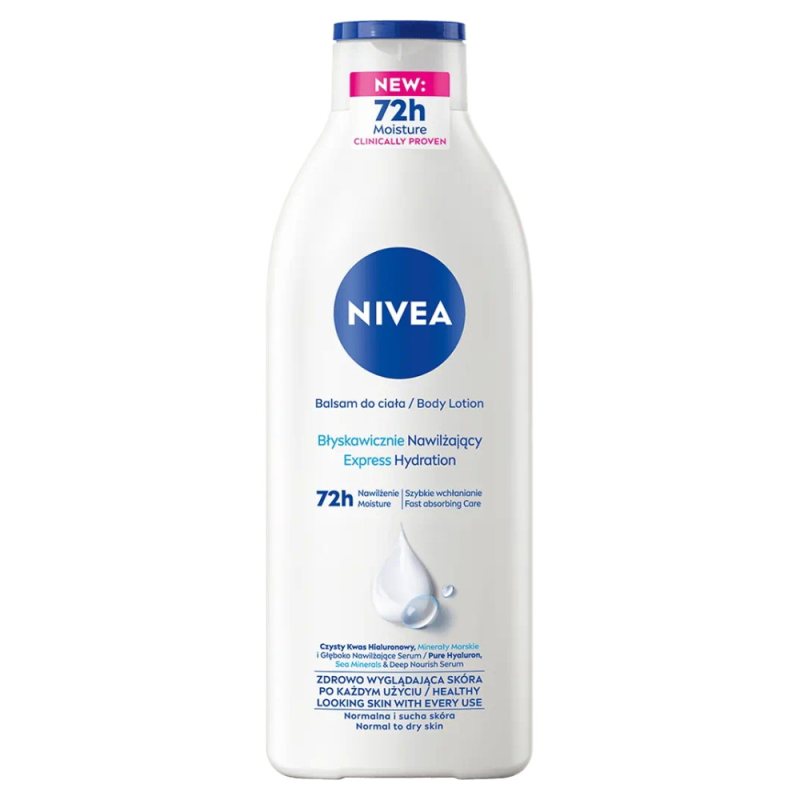 Greitai drėkinantis kūno losjonas Nivea, 400 ml