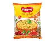 Greitai paruošiami aštrūs makaronai REEVA, vištienos skonio, 60 g