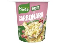 Greitai paruošiami makaronai KNORR su karbonarišku padažu, 55 g