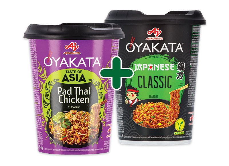 Greitai paruošiami makaronai OYAKATA, 93 g