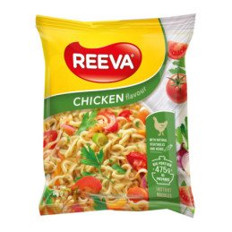 Greitai paruošiami makaronai REEVA, vištienos skonio, 85 g