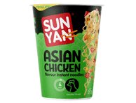 Greitai paruošiami makaronai SUN YAN (azijietiškos vištienos skonio), 65 g