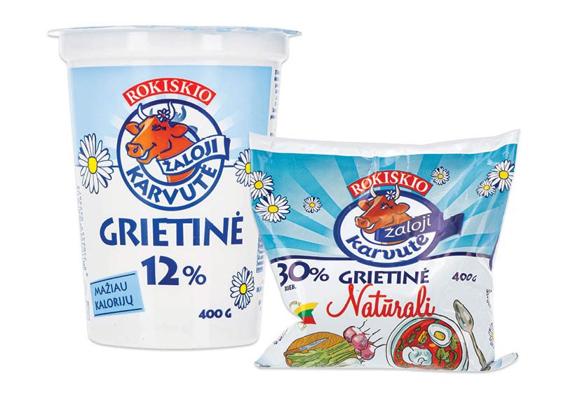 Grietinei ŽALOJI KARVUTĖ, 200 g