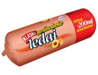 Grietininiai ledai KLASIKA, persikų skonio, 500 g