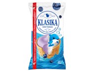 Grietininiai valgomieji ledai KLASIKA, vanilės ir mėlynių skonio, 65 g