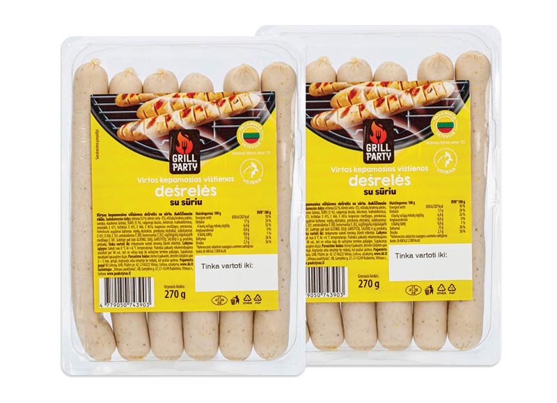 GRILL PARTY kepamosios dešrelės, 270 g