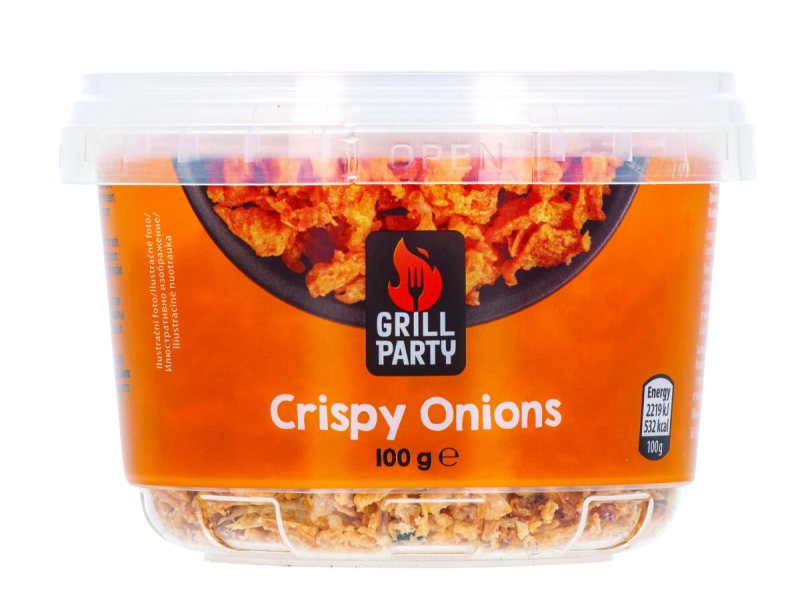 GRILL PARTY traškūs svogūnai, 100 g