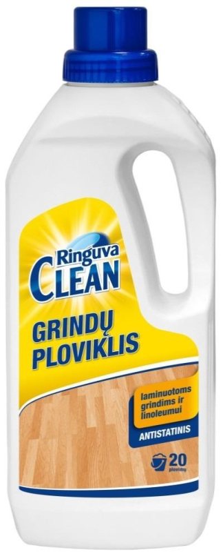 Grindų ploviklis RINGUVA CLEAN, laminuotoms grindims ir linoleumui su antistatiku, 800 ml