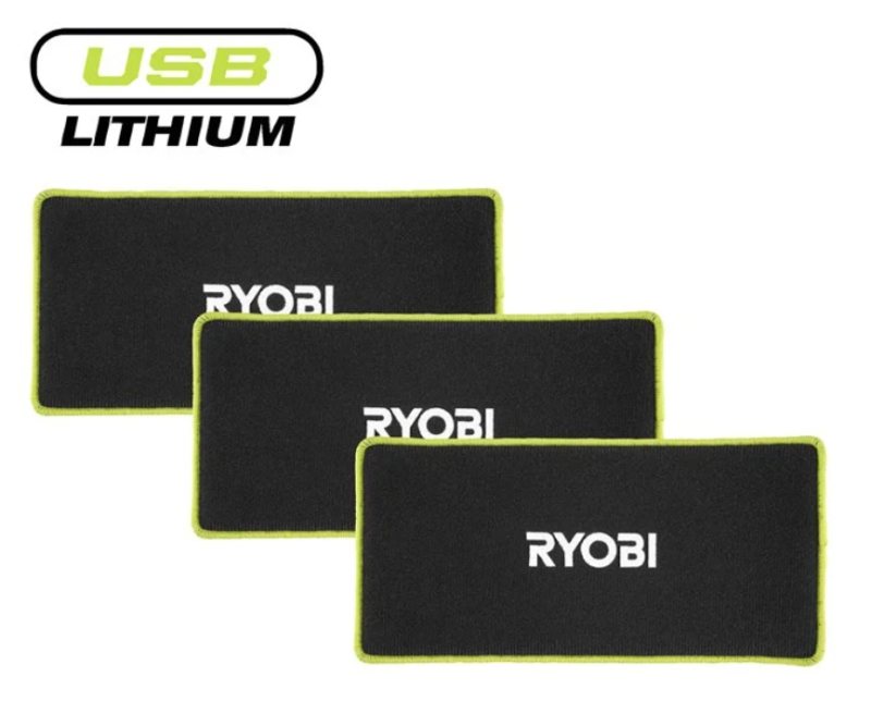 Grindų plovimo šepečio šluostės RYOBI RSM4A1, 3 vnt
