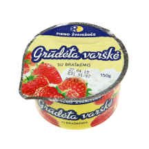 Grūd. varškė su braš. PIENO ŽVAIGŽDĖS,7%, 150 g