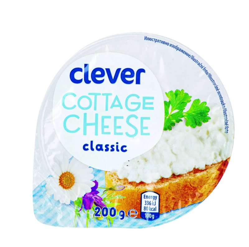 Grūdėta varškė CLEVER, 200 g