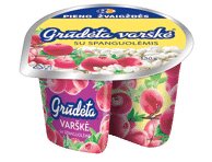 GRŪDĖTA varškė su spanguolėmis, 7% rieb., 150 g