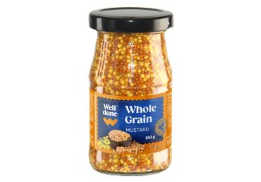 Grūdėtosios garstyčios WELL DONE, 180 g