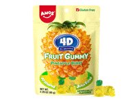Guminukai AMOS, ananasų skonio, 65 g