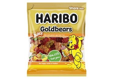 Guminukai HARIBO JUICY GOLDBEARS, 160 g