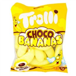 Guminukai TROLLI Choco Bananas zefyrai, 150 g