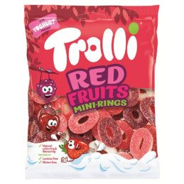 Guminukai TROLLI Red Fruits Mini-Rings, 100 g