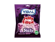 Guminukai VIDAL JELLY FILLED SKULLS, 90 g