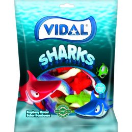 Guminukai VIDAL JELLY SHARKS, 90 g