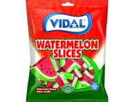 Guminukai VIDAL WATERMELON SLICES, arbūzų skonio, 90 g