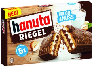 „hanuta“ batonėlis, 34.5 g