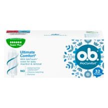 Hig. tamponai OB PROCOMFORT SUPER, 32 vnt