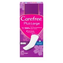 Higien. įklotai CAREFREE PLUS LARGE, 20 vnt