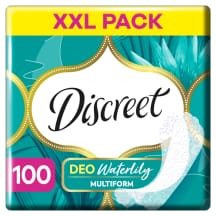Higien. įklotai DISCREET WATER LILY, 100 vnt