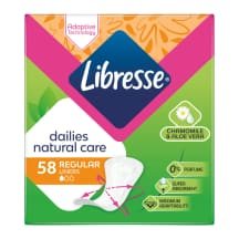Higien.įklotai LIBRESSE NORMAL NATURAL, 58 vnt