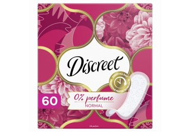 Higieniniai įklotai DISCREET Normal, 60 vnt