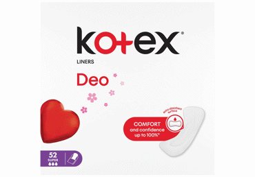 Higieniniai įklotai KOTEX DEO SUPER, 52 vnt