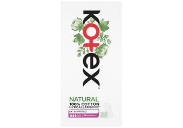 Higieniniai įklotai KOTEX NATURAL NORMAL+, 36 vnt