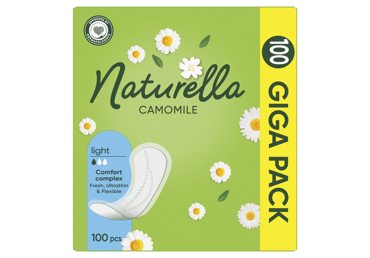 Higieniniai įklotai NATURELLA Camomile Light, 100 vnt