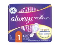 Higieniniai paketai ALWAYS Platinum Normal, S1, 8 vnt