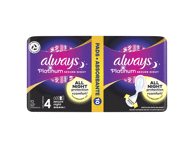 Higieniniai paketai ALWAYS Platinum Secure Night, S4, 10 vnt