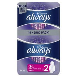 Higieniniai paketai ALWAYS Platinum Super, 14 vnt