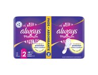 Higieniniai paketai ALWAYS Platinum Super, S2, 14 vnt