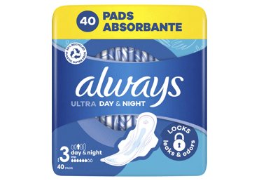 Higieniniai paketai ALWAYS UL.DAY&NIGHT MP, 40 vnt